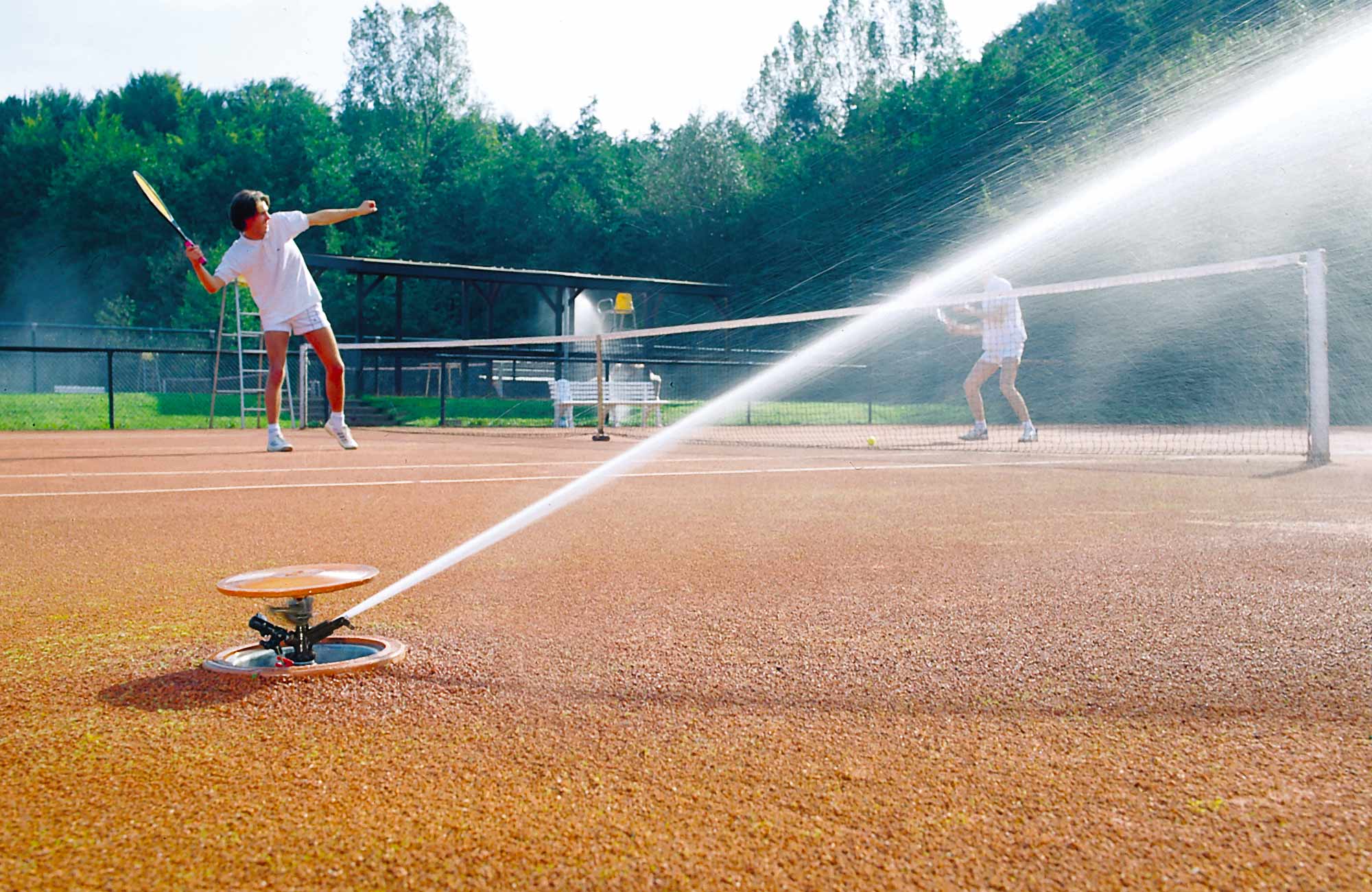 Tennisplatzberegnung